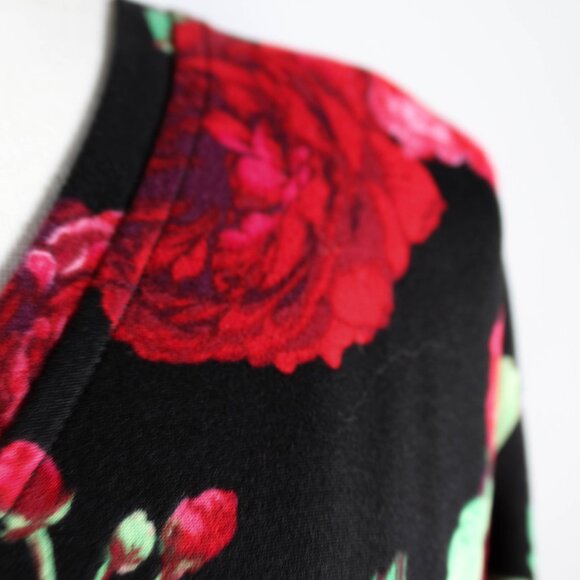 Womens Rose Floral Romantic Casual Bold Blouse Top Size XXL Pioneer Woman - Picture 5 of 10